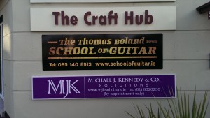 New Sign The Thomas Boland SChool OF Guitar